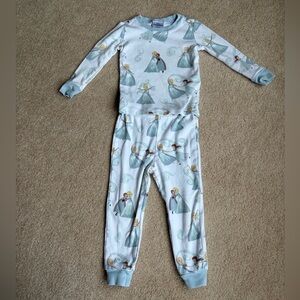 Disney Frozen Organic Cotton Pottery Barn PJ set 2T